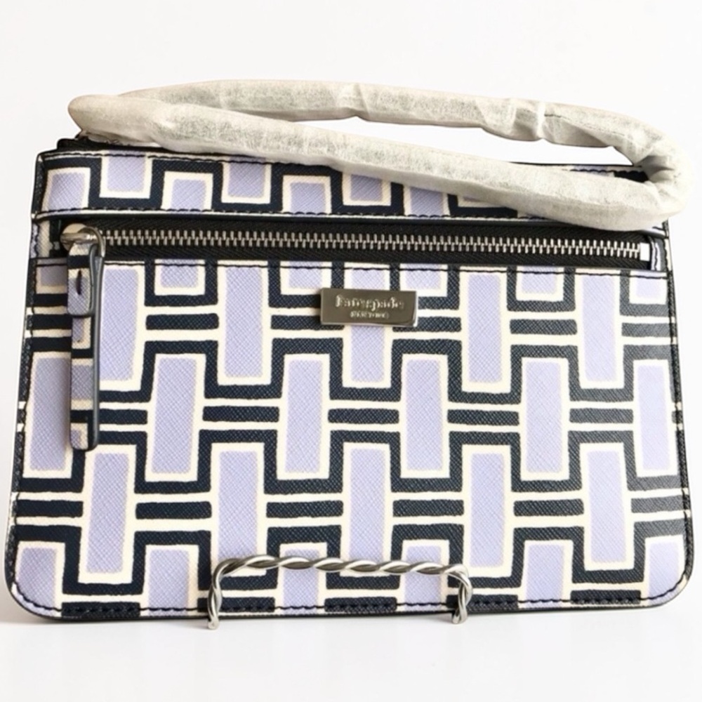 🆕Kate Spade Shore Street Forest Geo Wristlet